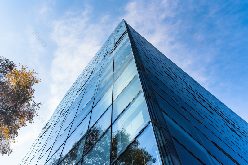 上海商务大楼广角实拍画册封面照片素材,高清,摄影图,摄影图片,图片大全,摄影图免费下载